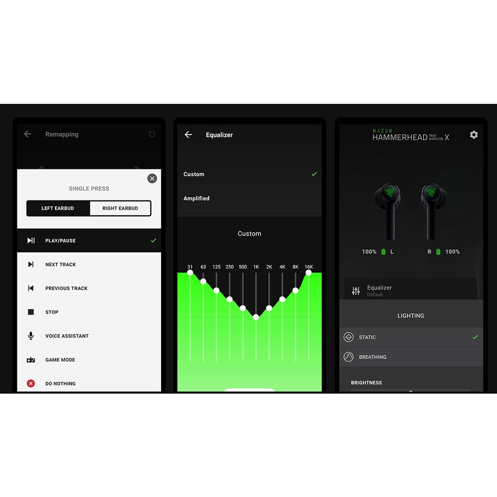 -  -  - Tai nghe Razer Hammerhead True Wireless X - Chính Hãng Việt Nam - Mới 100%