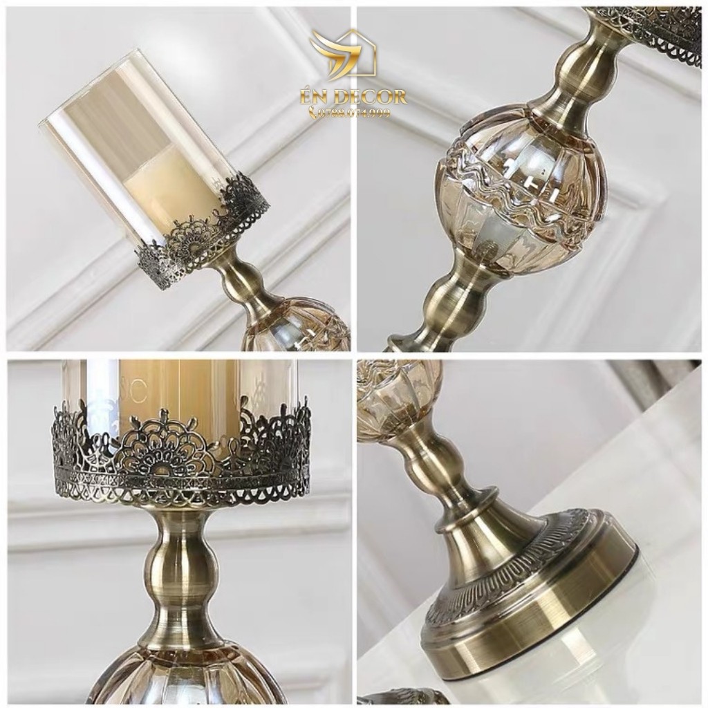 Chân Nến Trang Trí, Chân Nến Decor Trang Trí Nhà Cửa, Én Decor