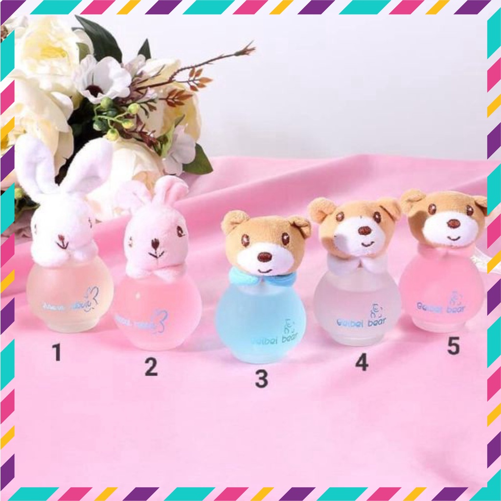 Nước hoa gấu và thỏ 50ml siêu cute