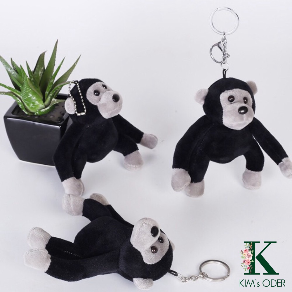 MÓC TÚI, MÓC KHOÁ HÌNH THÚ NHỒI BÔNG ẾCH, GẤU TRÚC, KHỦNG LONG, VỊT, KHỈ