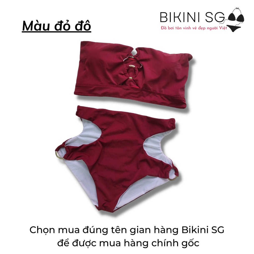 Sét bikini bigsize 2 mảnh quây cúp ngực khoen tròn sexy Bikini SG