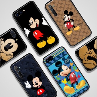 Ốp điện thoại silicon mềm in hình chuột Mickey cho OPPO F11 Plus A92 A72 A52 A12 F9 F11 Pro A7X A9 R9S R15 A1K R9 A5 A9 2020
