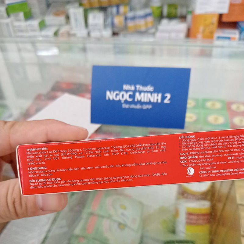 ✅ [Chính Hãng] Ích Niệu Khang Hỗ trợ giảm tiểu đêm, tiểu nhiều lần, tiểu són, tiểu không tự chủ. (Hộp 20 viên)