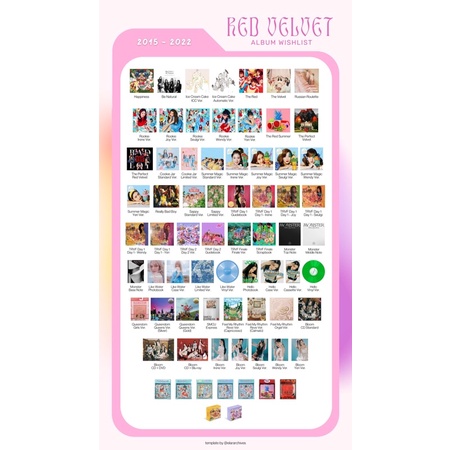 Tổng hợp album ảnh thẻ Red Velvet SEAL và UNSEAL
