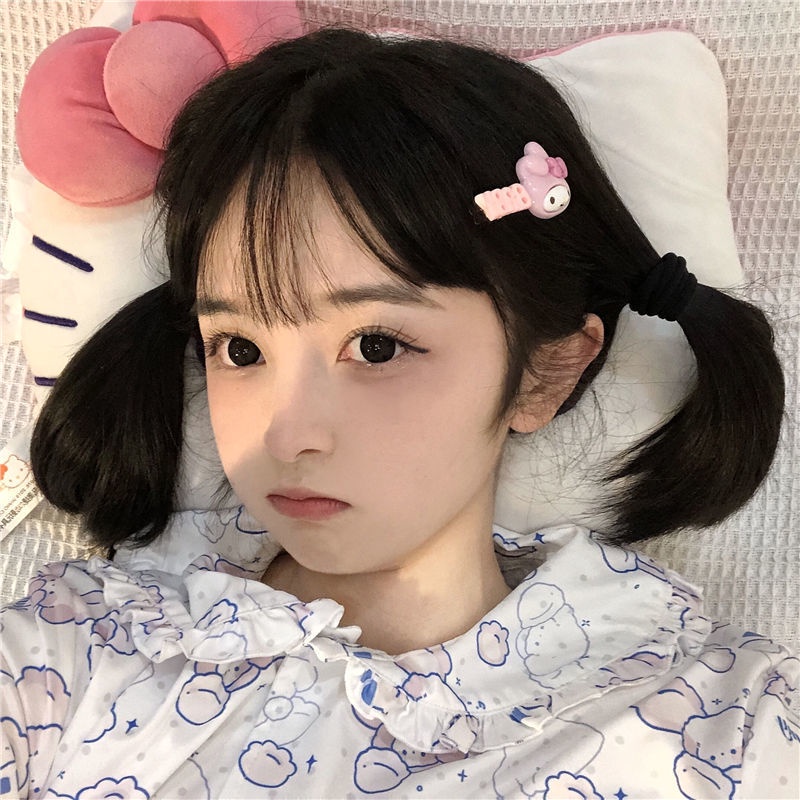 Kẹp tóc WE FLOWER hình thỏ Cinnamoroll Melody dễ thương xinh xắn cho bé gái