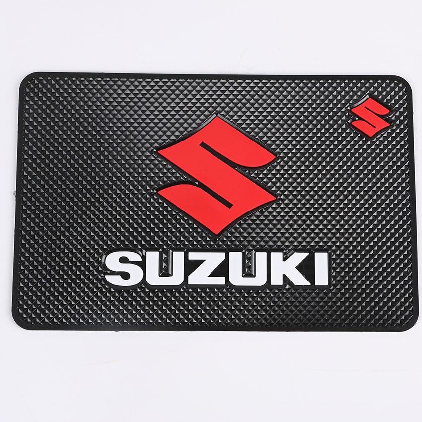 【Có hàng sẵn】1Pcs 20*14cm Car logo mat miếng dán chống trượt điện thoại trên ô tô Suzuki