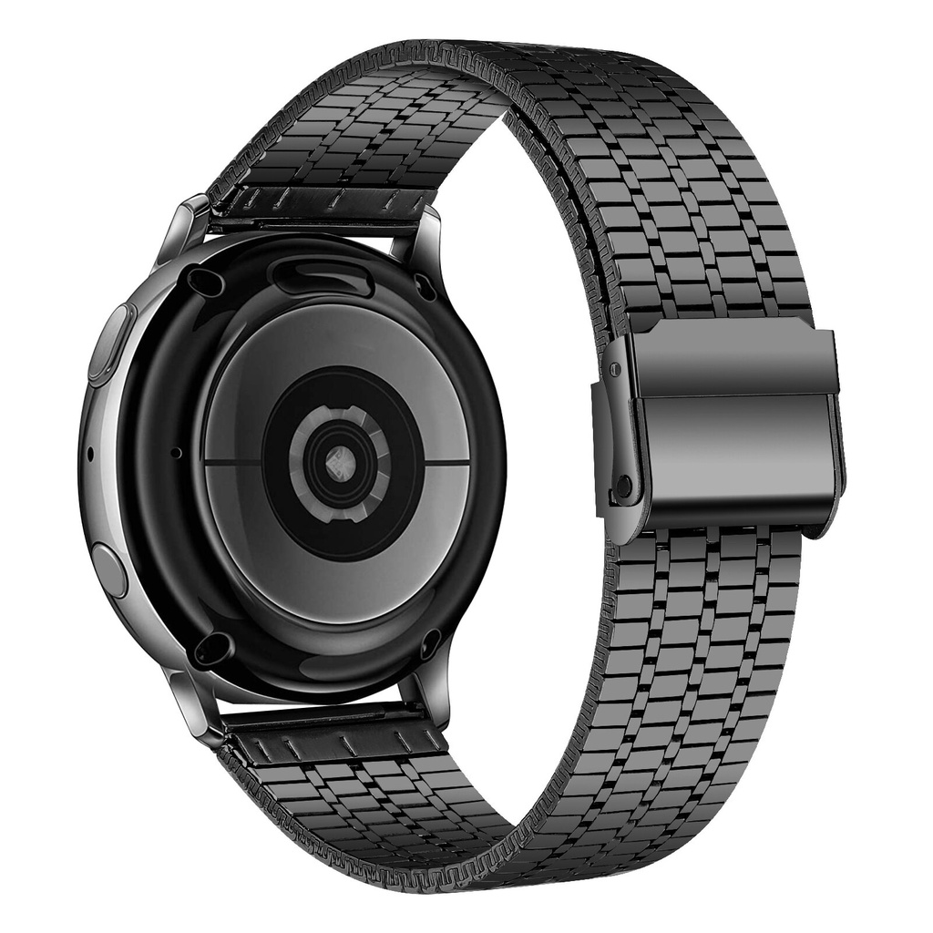 Dây Đồng Hồ Bằng Thép Không Gỉ 20mm 22mm Cho Samsung Galaxy Watch Active 2 Gear S2 S3 S4