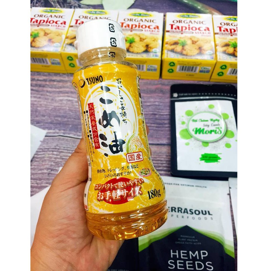 Dầu gạo cao cấp Tsuno cho bé ăn dặm - chai 180G Nhật Bản
