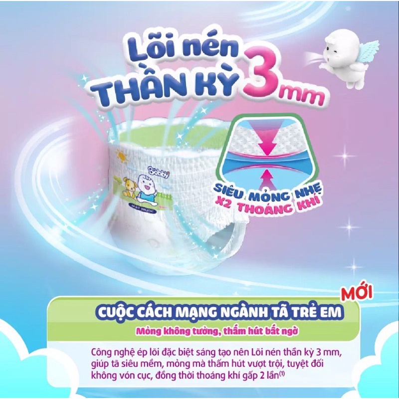 [MẪU MỚI] Tã Quần Bobby S46 miếng mẫu mới nhất cho bé 4-8kg