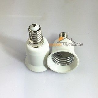 Đầu chuyển đổi đui xoáy từ E14 sang E27