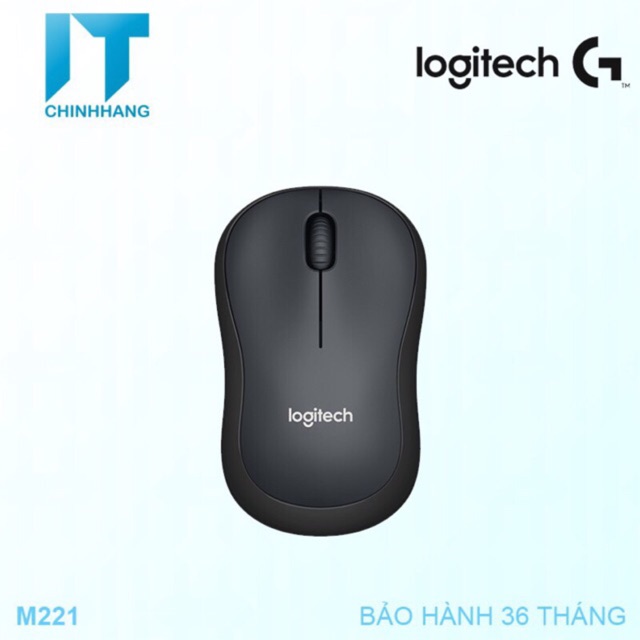 Chuột không dây Logitech M221 Chính Hãng