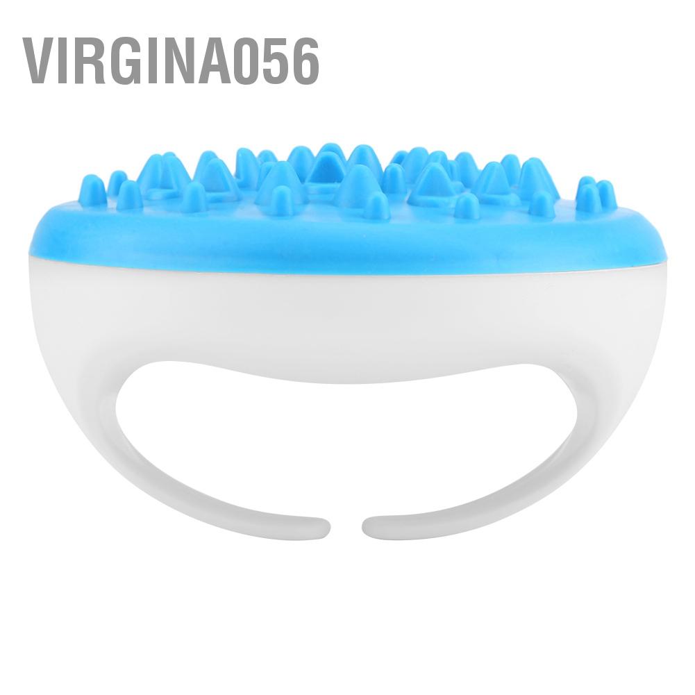 Virgina056 Virgina056 1Pc Bồn tắm cầm tay Bàn chải massage chống cellulite làm đẹp giảm béo