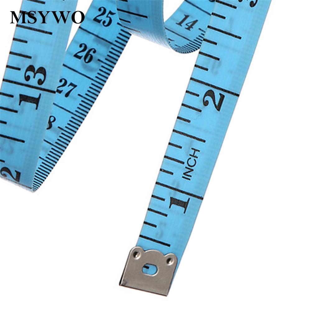 msywo07 1.5M Measuring Tape Ruler Random Color Measuring Ruler For Tailor  Soft Fiberglass Hot