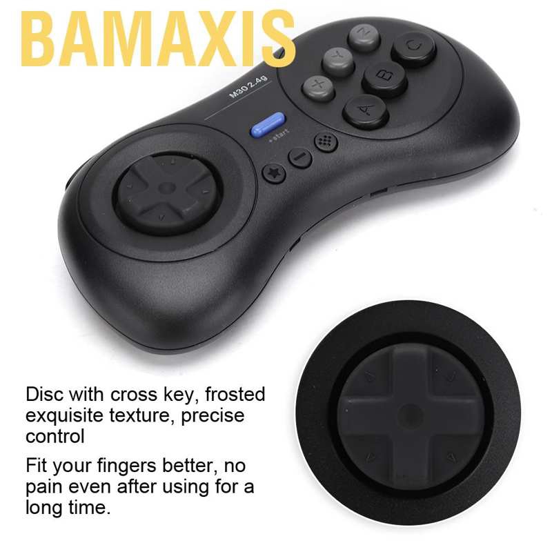 Tay Cầm Chơi Game Không Dây Bamaxis 8 Bitdo M30 Md Mini 2.4g Cho Sega Mini/Genesis Mini/Switch