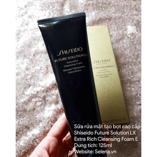 [DEAL SỐC]  Sữa rửa mặt Shiseido Future Solution LX Extra Rich Cleansing Foam E 125ml