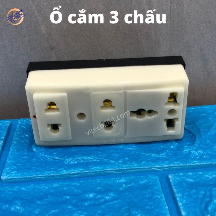 Ổ Cắm 3 Chấu SIÊU BỀN- Hàng Việt Nam CHất Lượng Cao