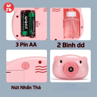Máy thổi bong bóng chú heo con