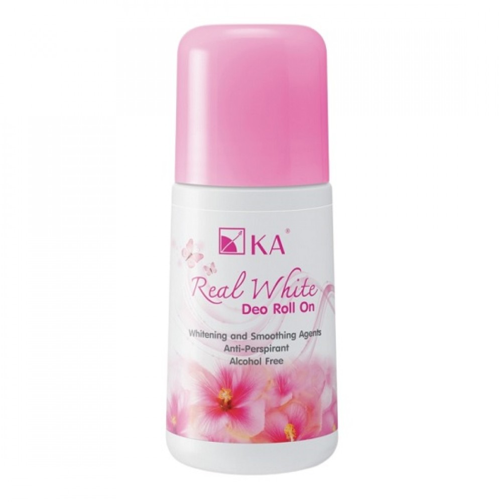 [Tặng kèm son dưỡng môi] Lăn khử mùi Ka Real White  25ml, dưỡng trắng da, trị hôi nách - hiệu quả tới 7 ngày sử dụng