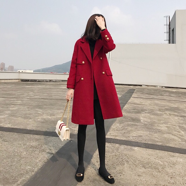 (sẵn )Áo khoác dạ cao cấp ( ảnh thật)