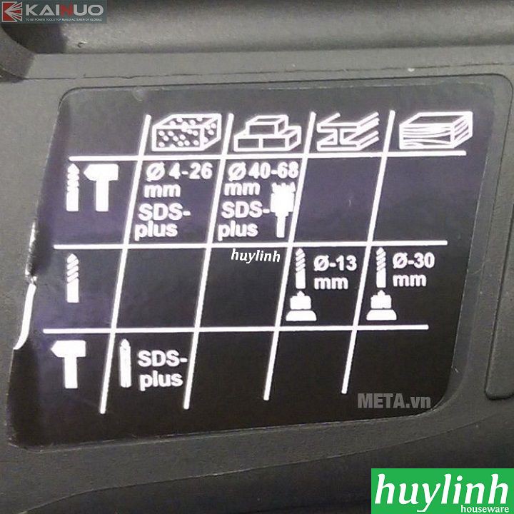 Máy khoan búa Kainuo 8267 - 800W