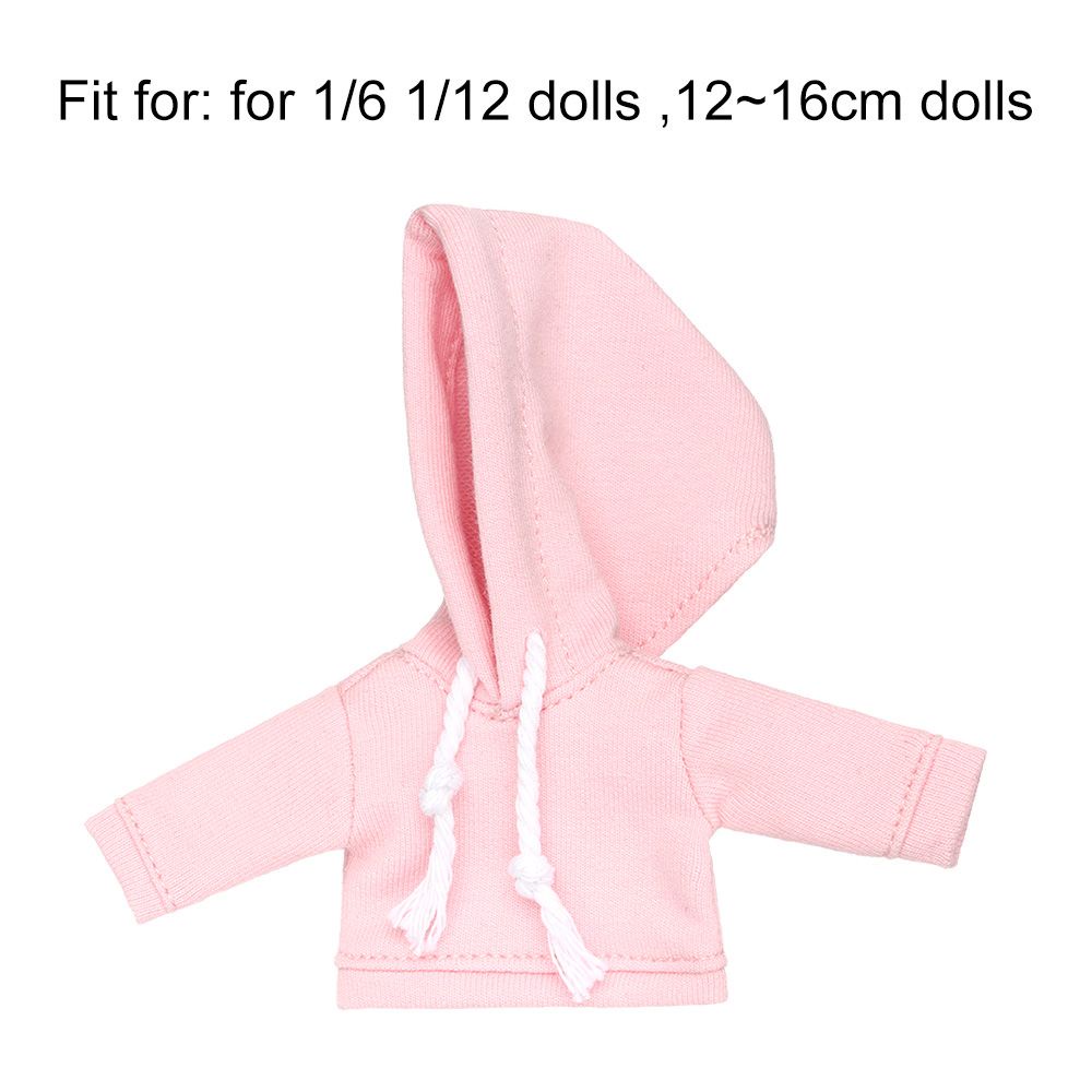 Áo hoodies thời trang cho búp bê 12~16cm tỉ lệ 1/6 1/12