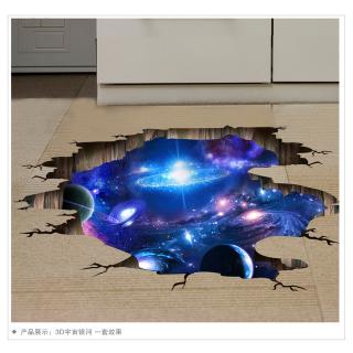 Sticker dán tường hình hố vũ trụ 3D đẹp mắt