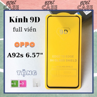 Kính cường lực 9d full keo full viền đen chống bể màn hình cho oppo a92s