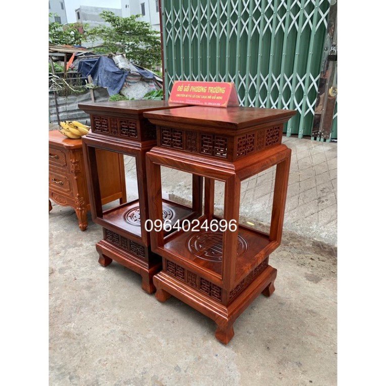 đôn đèn mặt 38 cao 80 gỗ hương ta giá bán theo chiếc - HÀNG ĐẢM BẢO CHẤT LƯỢNG
