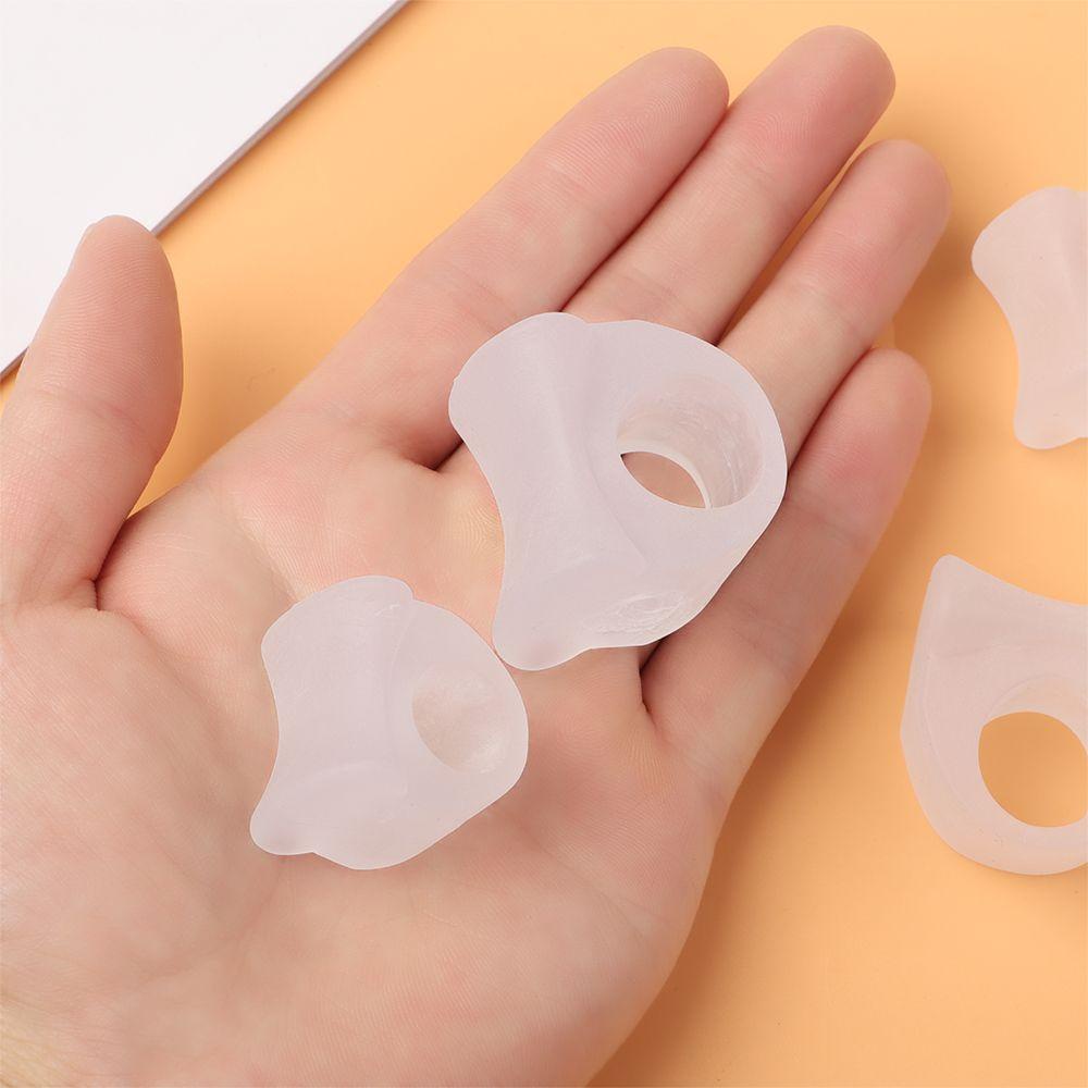 1 Cặp Đệm Silicone Tách Ngón Chân Cái Chăm Sóc Xương Chậu Cân Chỉnh Được