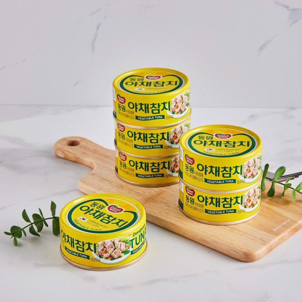 [DONGWON] Cá Ngừ Rau Củ - [동원] 야채참치 100G