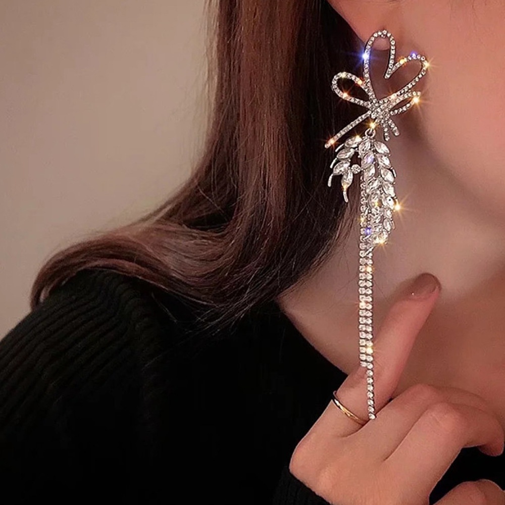 Bông Tai Hình Nơ Phong Cách Hàn Quốc Thời Trang 2022 Sang Trọng Cho Nữ