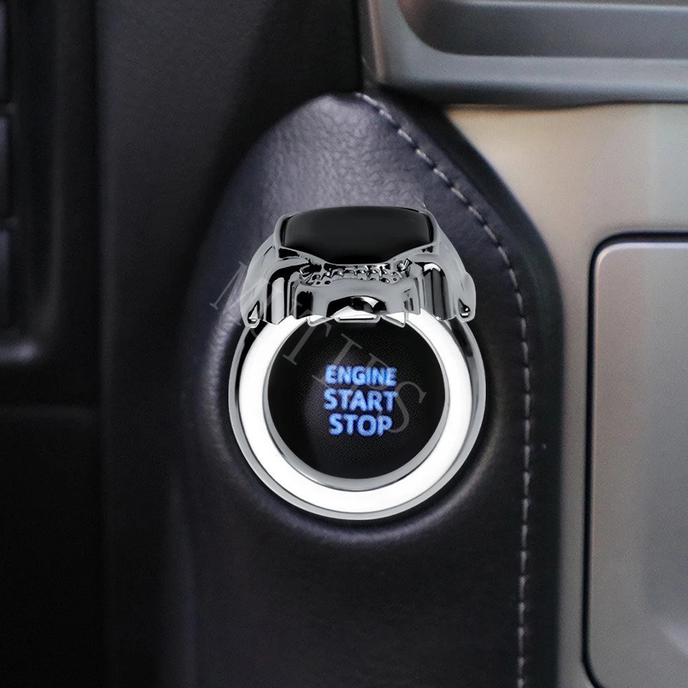 Ốp Bảo Vệ Nút Khởi Động Xe Hơi Honda Accord Jazz Freed Brio City Civic CRV HRV BRV Bằng Hợp Kim Kẽm