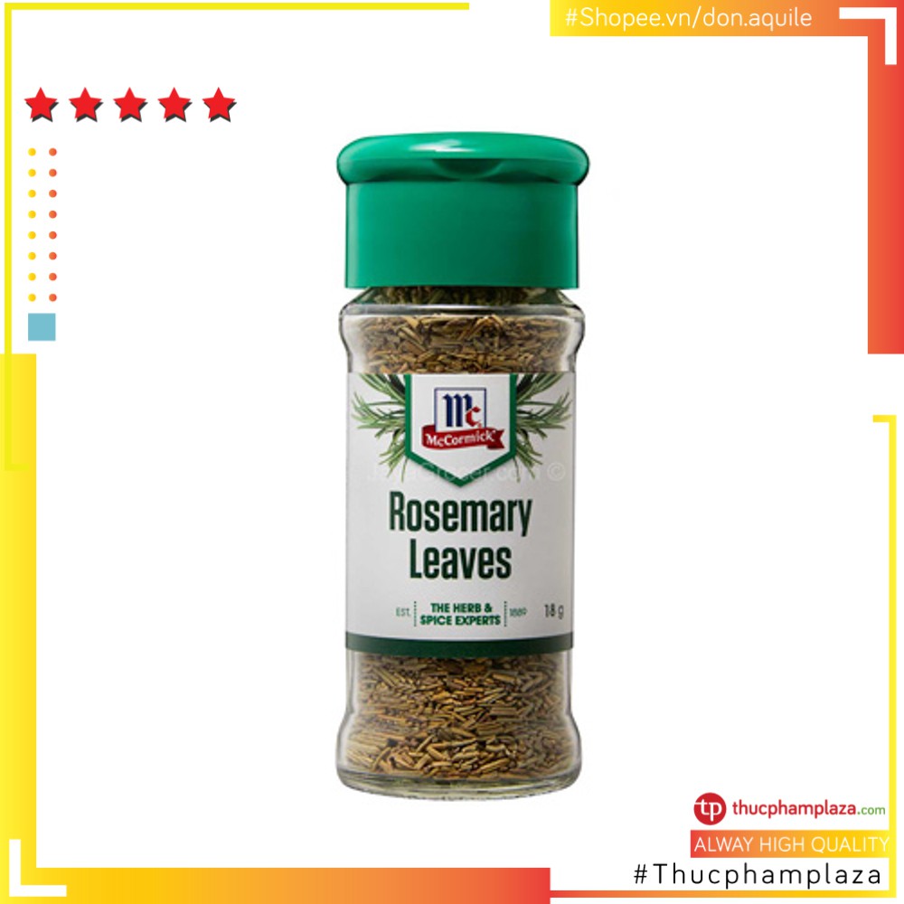 Lá hương thảo McCormick Rosemary lọ 18g Úc