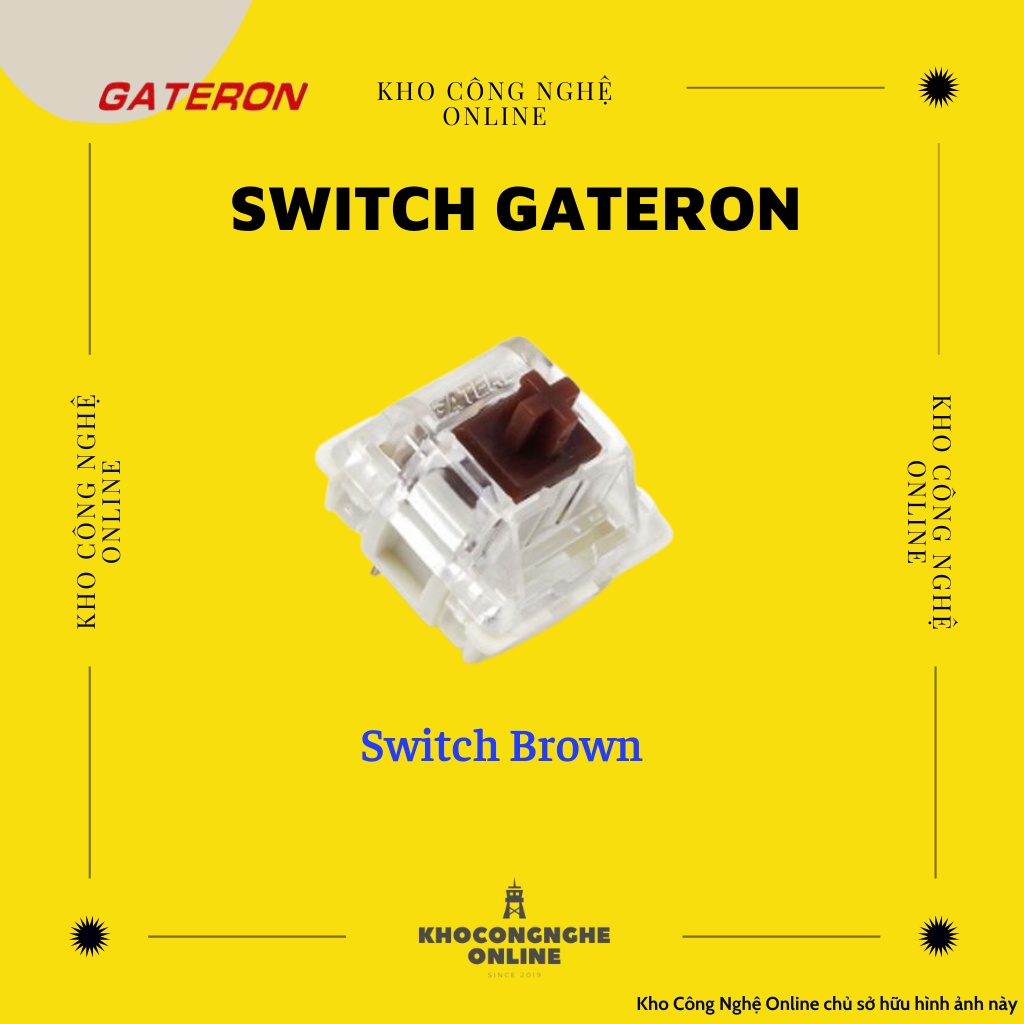 Gateron switch cho bàn phím cơ Blue Switch/Red Switch/Brown Switch