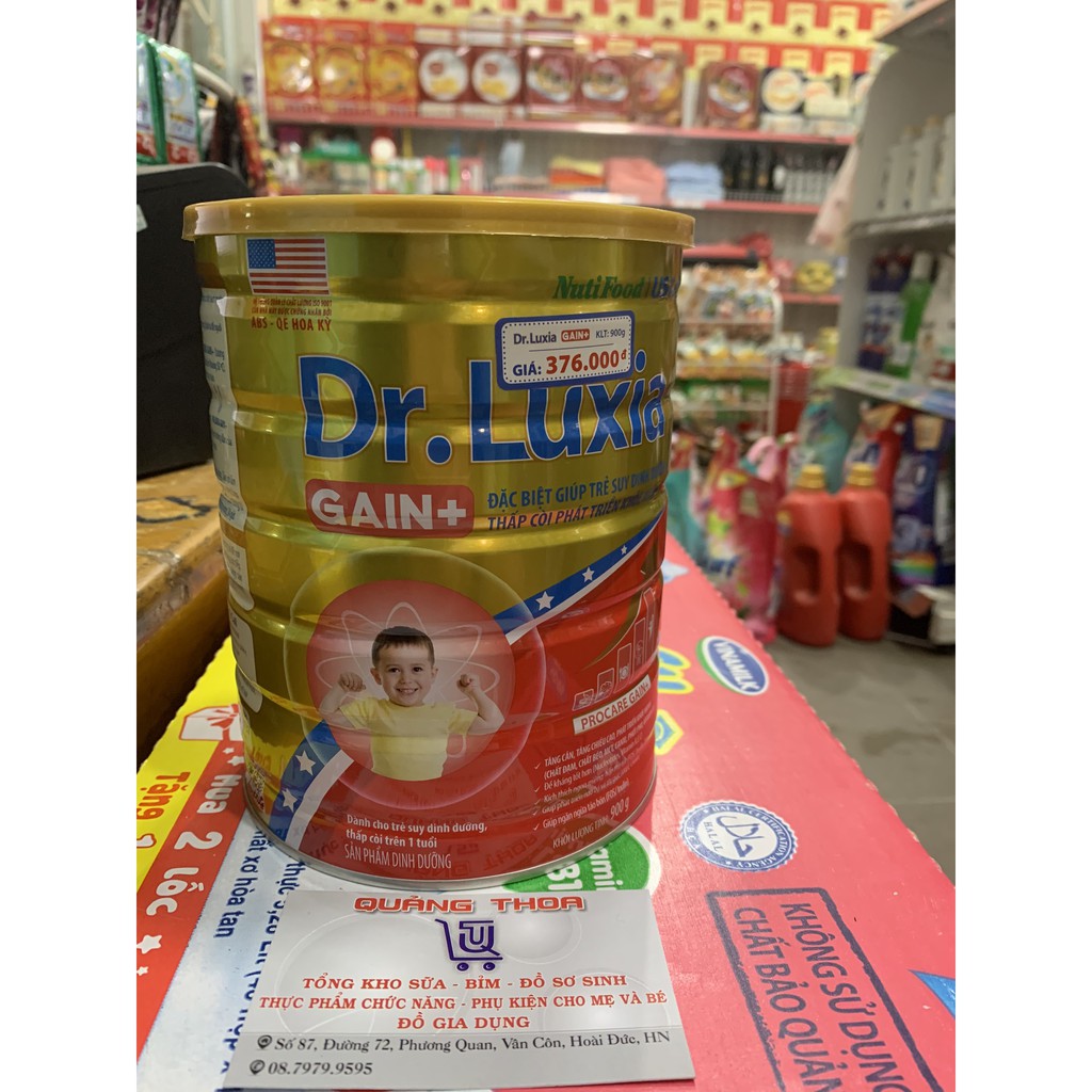 Sữa Dr.luxia Gain+ Dành Cho Trẻ Trên 1 Tuổi Hộp 900g