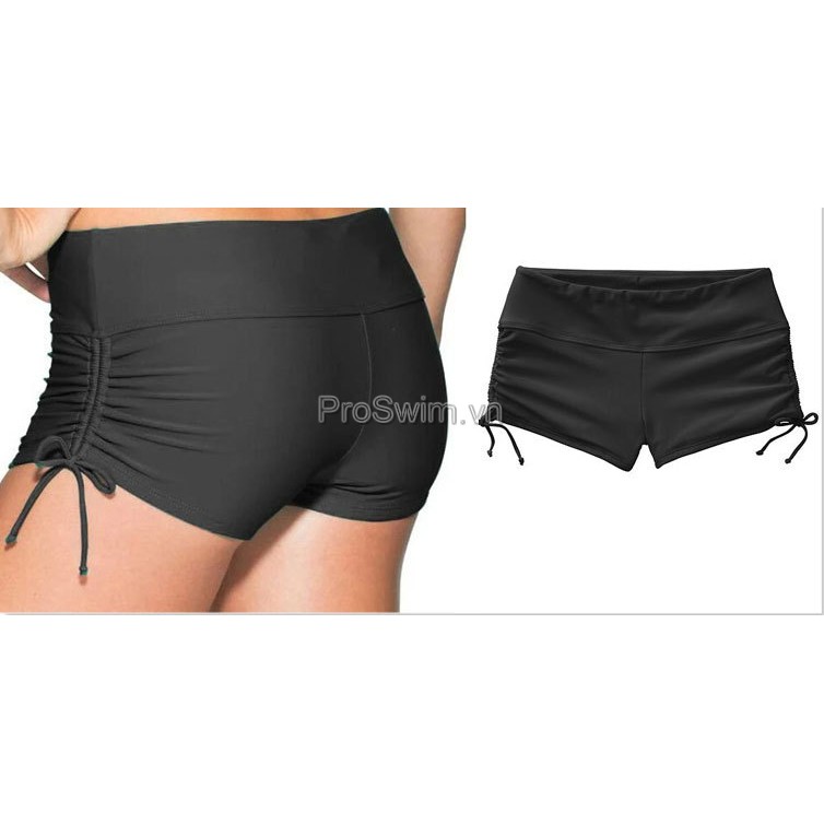 Quần Bơi Nữ Đùi Sbart 8014 Đen