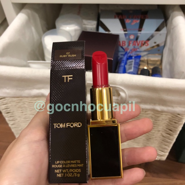 [Có hình bill] Son lì Tom Ford màu 6 (Flame), 7 (Ruby Rush)