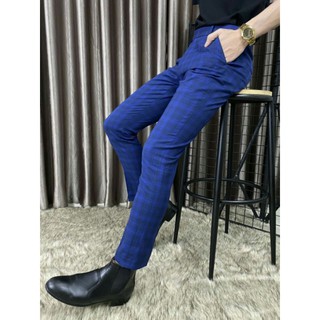 quần tây sọc caro