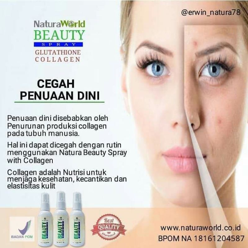 Chai xịt trang điểm Natura Beauty NBS chính hãng 100% | BigBuy360 - bigbuy360.vn