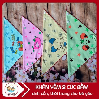 Khăn yếm cúc bấm