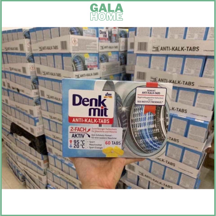 Viên tẩy lồng máy giặt Viên tẩy vệ sinh lồng giặt Denkmit HÀNG CHUẨN ĐỨC GALA HOME