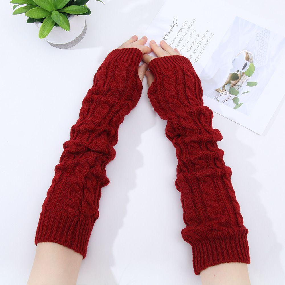 ESPO Găng Tay Len Dài 50cm Giữ Ấm Mùa Đông