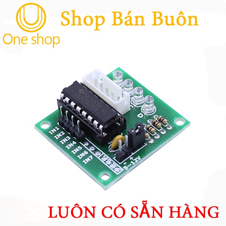 Mạch Điều Khiển Động Cơ Bước ULN2003 + Động Cơ Bước 5V