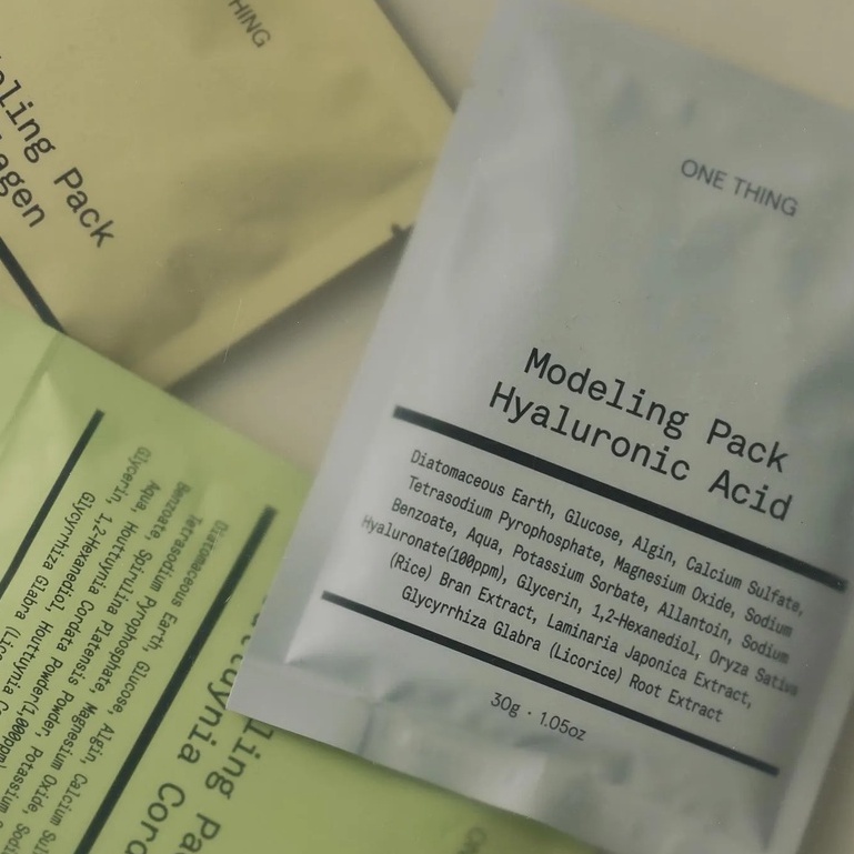 Mặt nạ dẻo One Thing Modeling Pack Collagen / Hyaluronic acid / Houttuynia Cordata
