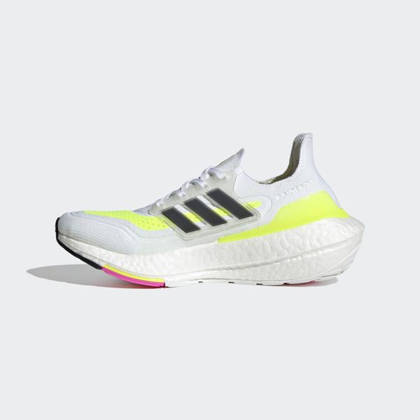 Giày CHÍNH HÃNG - Ultra Boost 21 White Solar Yellow - FZ2929 - Bounty Sneakers