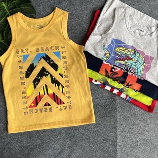 Áo thun ba lỗ cho bé trai size đại 4-14y, cotton mềm mát, hàng Place dư xịn