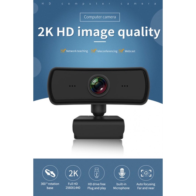 Webcam HD 720P tích hợp micro cho máy tính