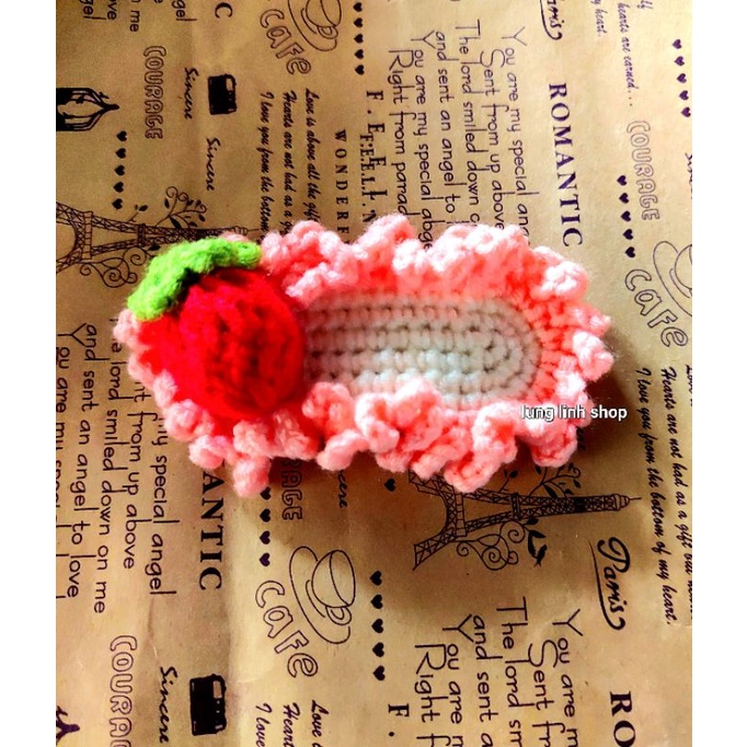 Kẹp tóc len hanmade