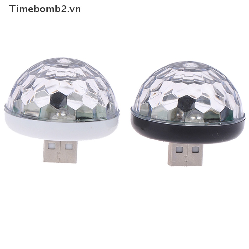 Đèn LED USB RGB mini màu sắc thích hợp để trang trí xe hơi