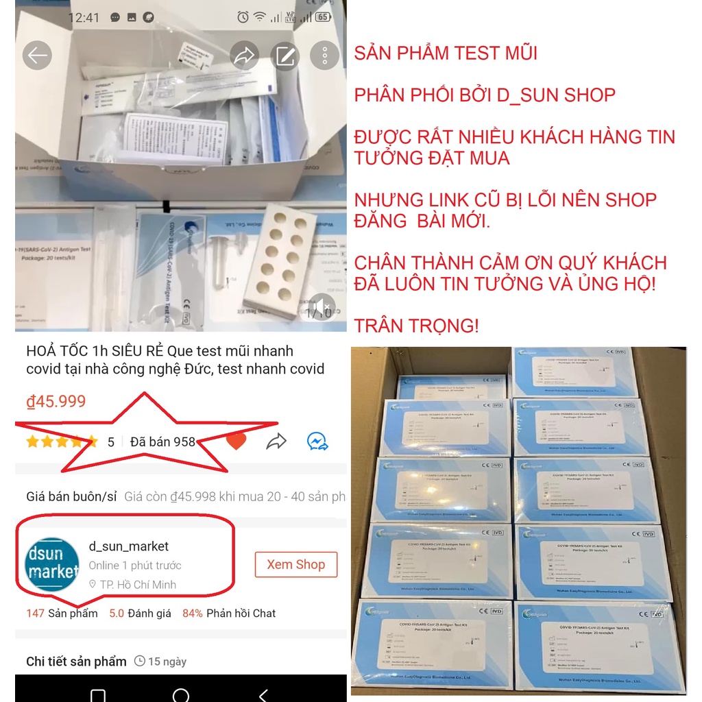 HOẢ TỐC 1H SIÊU RẺ Que test mũi nhanh covid tại nhà công nghệ Đức, test nhanh test chính xác covid WUHAN vũ hán